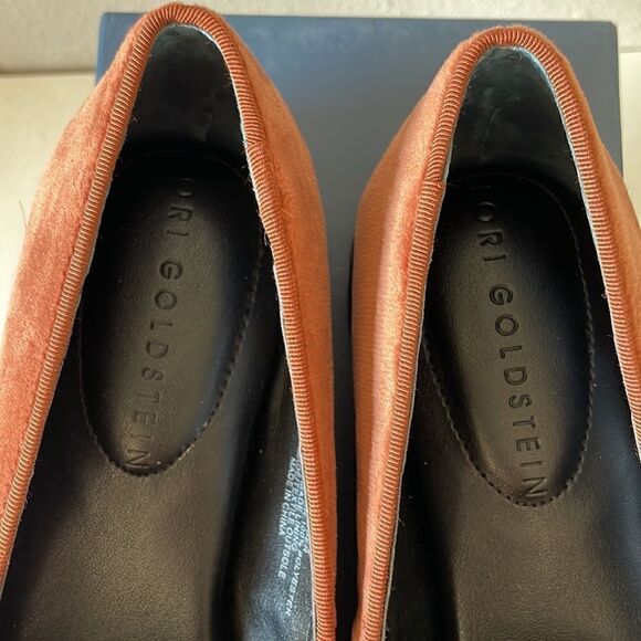 NIB Lori Goldstein Nutmeg Brown Flats Size 8.5 - Picture 4 of 9